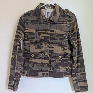 Angel Kiss Camo Embroidered Jacket – Size L (Runs Small)